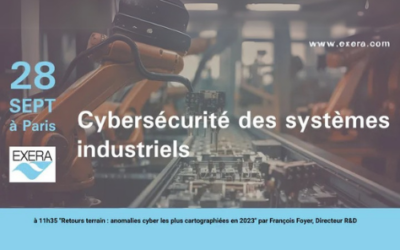 Journée technique « Cybersécurité des systèmes industriels » d’Exera